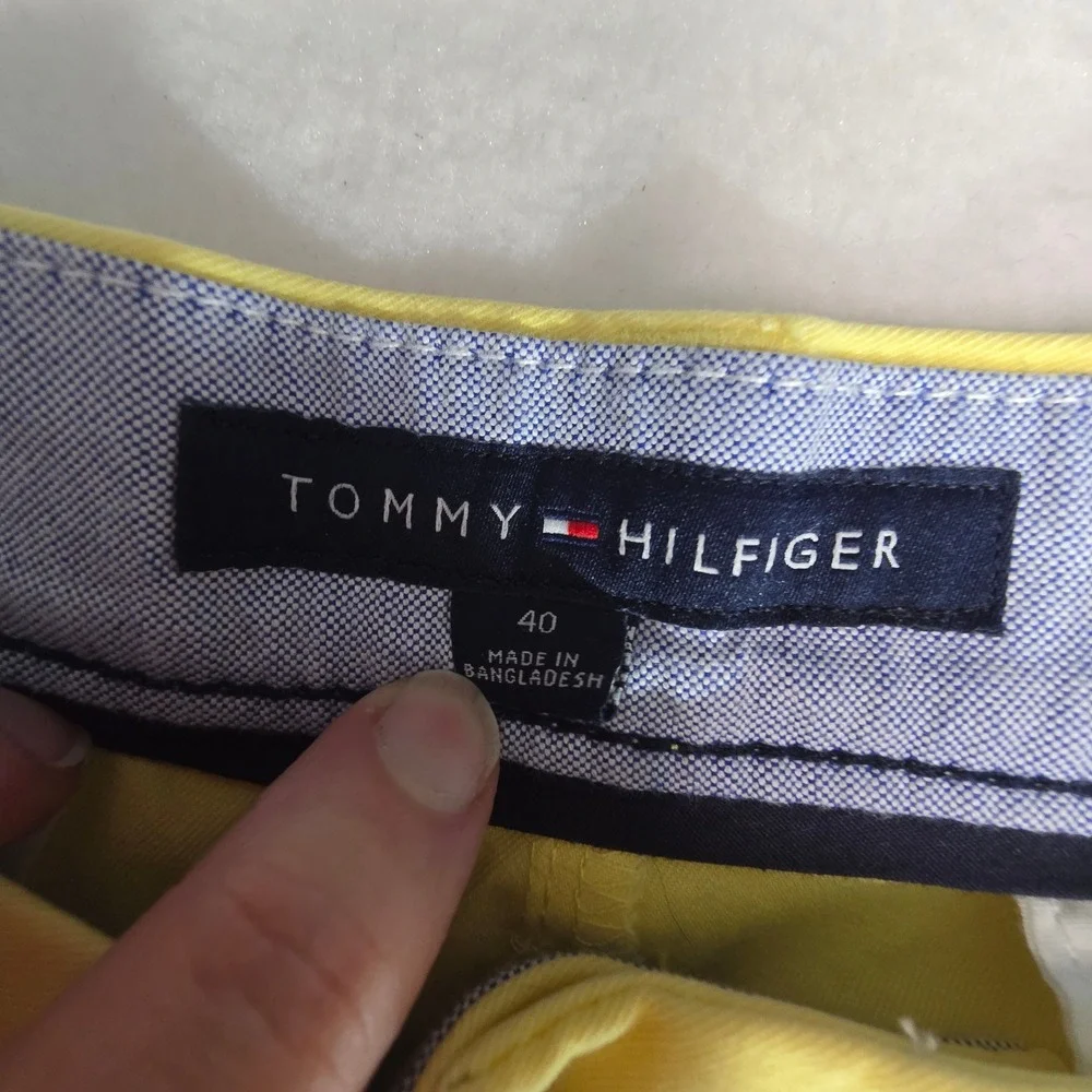 Vintage Tommy Hilfiger Chino Shorts Preppy Pastel Summer Casual Cotton Mens 40